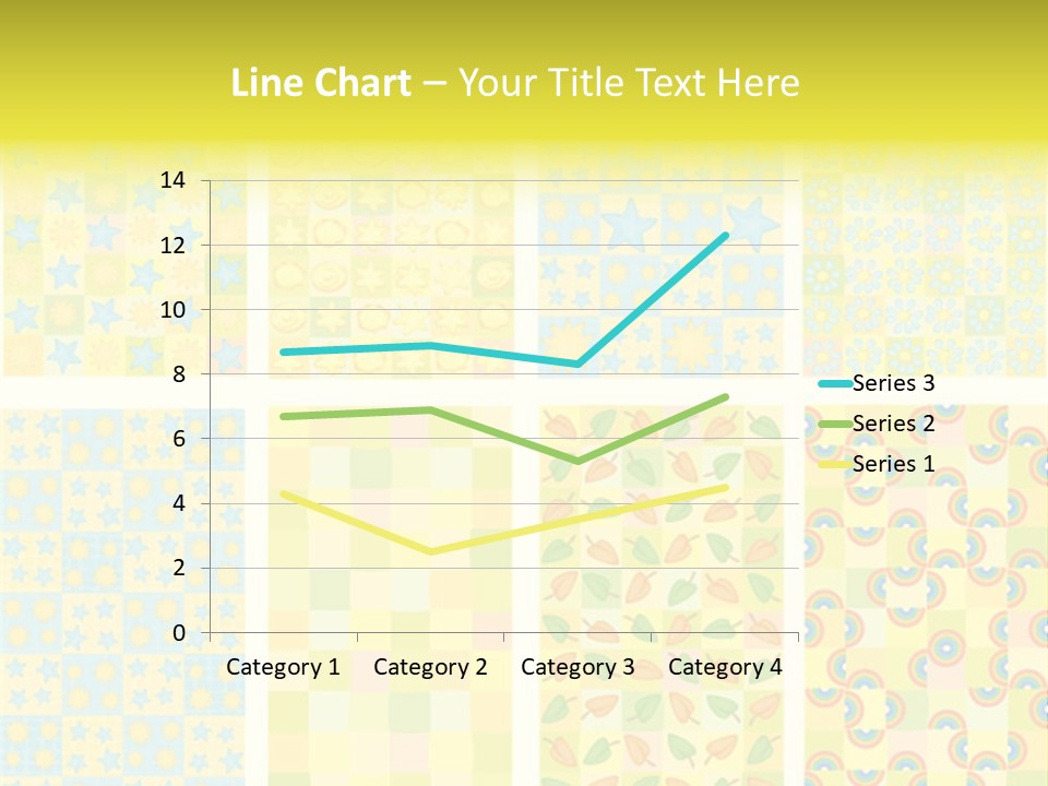 Pattern Yellow Ornament PowerPoint Template