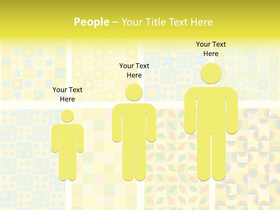 Pattern Yellow Ornament PowerPoint Template