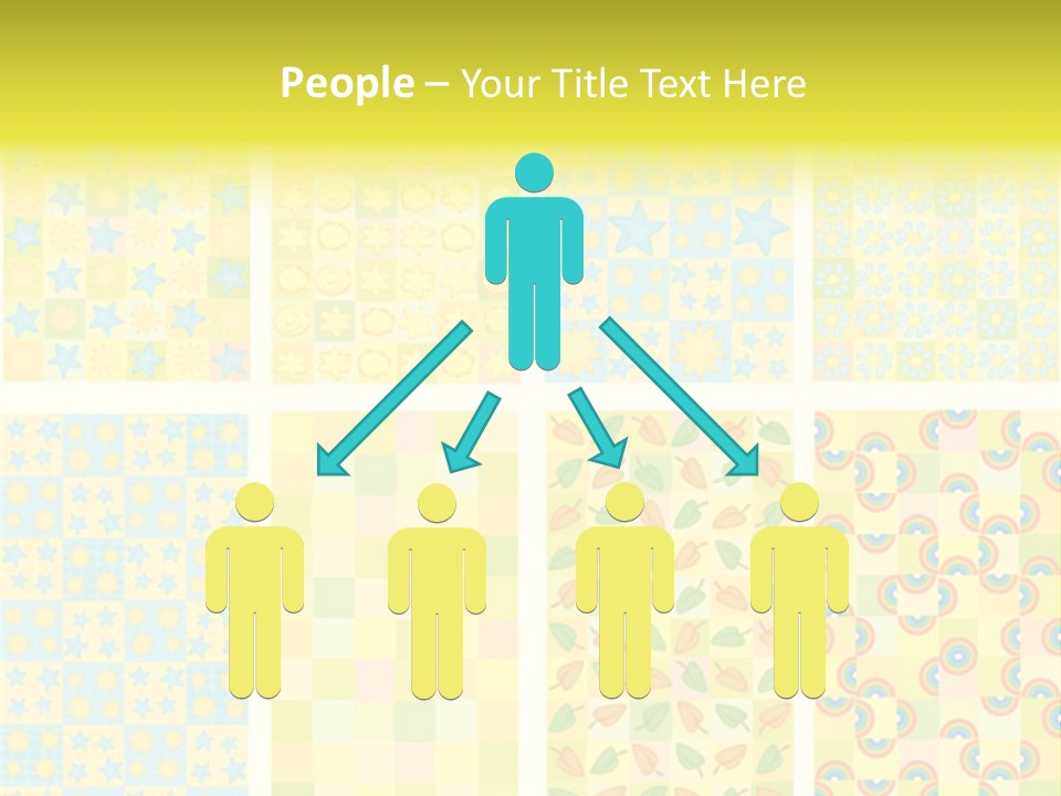 Pattern Yellow Ornament PowerPoint Template