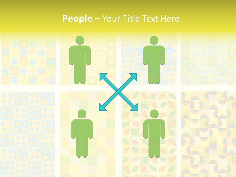 Pattern Yellow Ornament PowerPoint Template