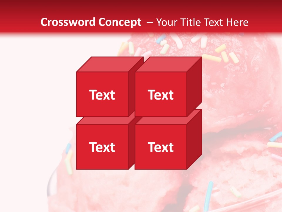 Cup Refreshing Cute PowerPoint Template