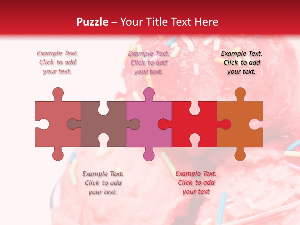 Cup Refreshing Cute PowerPoint Template