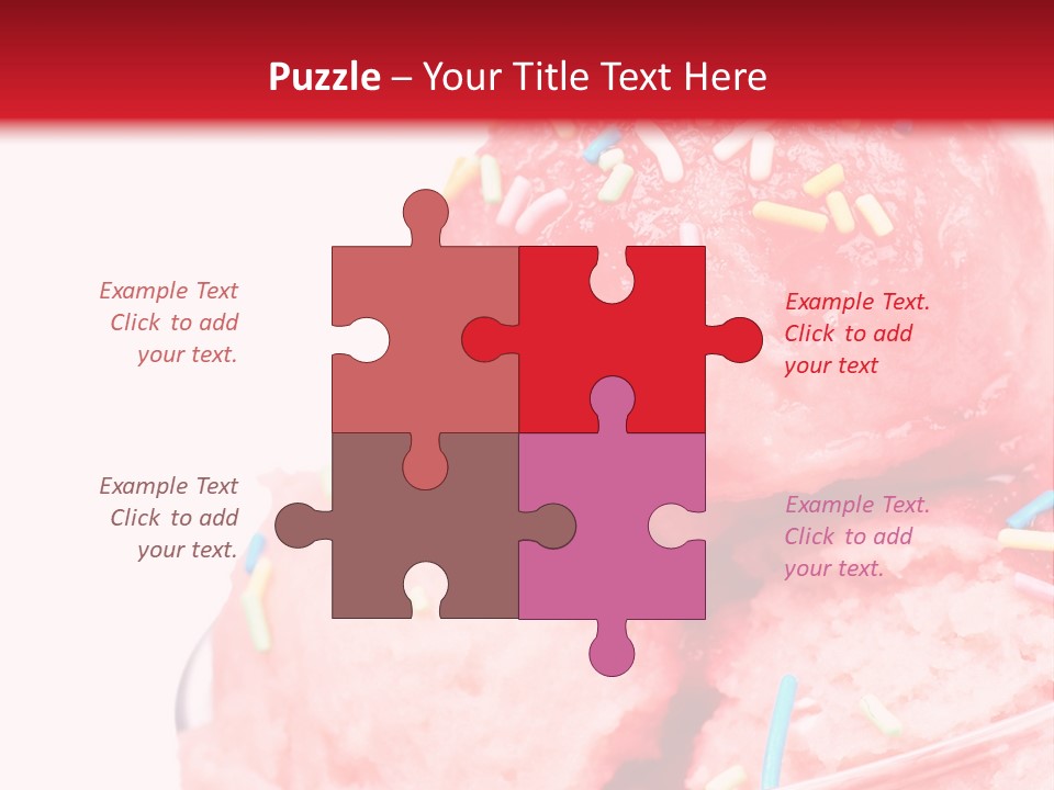 Cup Refreshing Cute PowerPoint Template