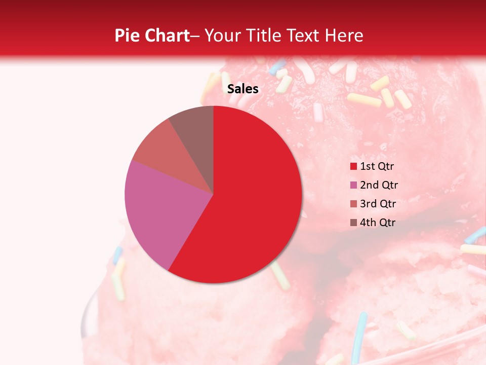 Cup Refreshing Cute PowerPoint Template