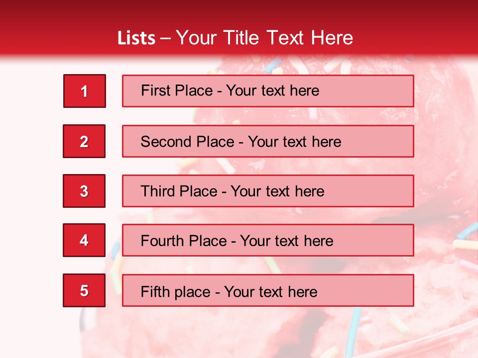 Cup Refreshing Cute PowerPoint Template