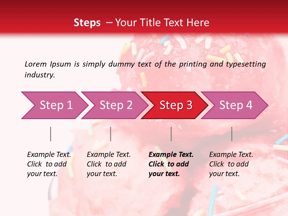 Cup Refreshing Cute PowerPoint Template