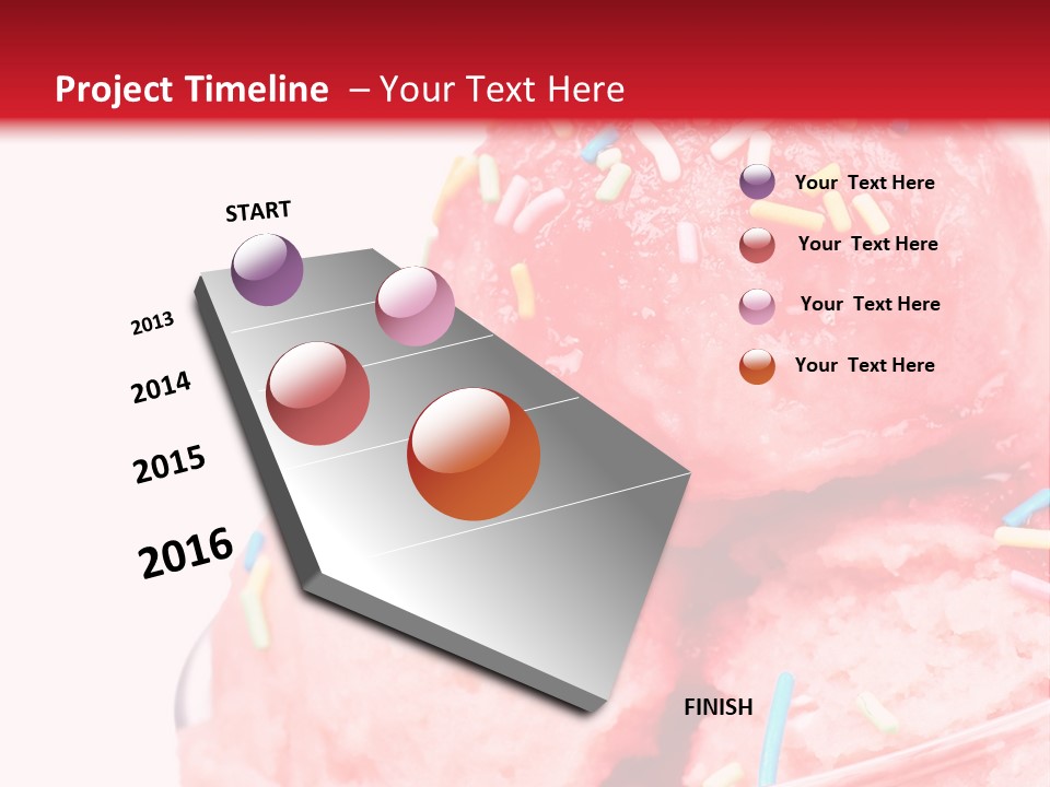 Cup Refreshing Cute PowerPoint Template