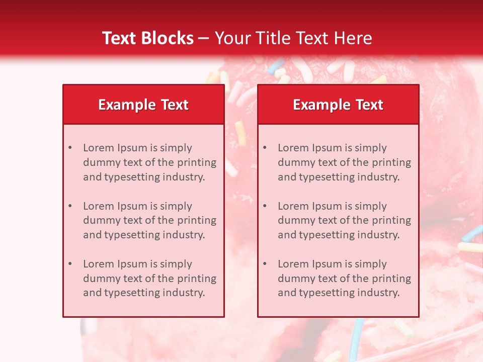 Cup Refreshing Cute PowerPoint Template