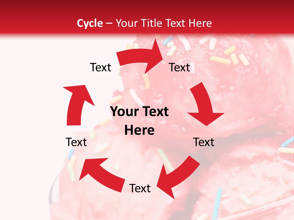 Cup Refreshing Cute PowerPoint Template