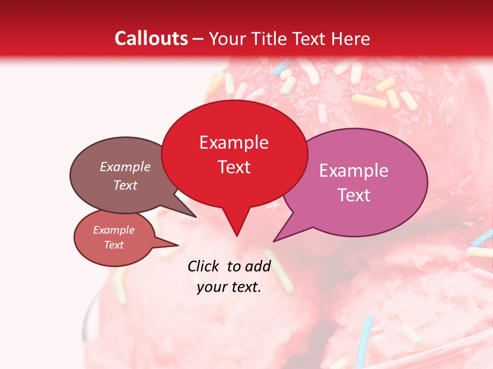 Cup Refreshing Cute PowerPoint Template