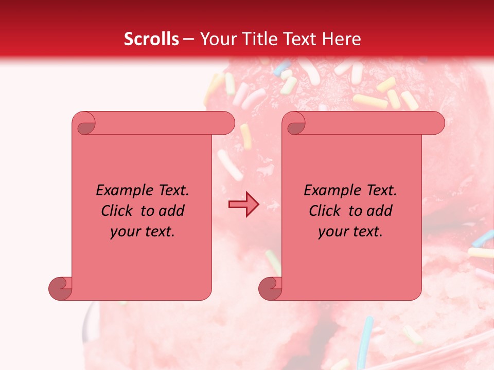 Cup Refreshing Cute PowerPoint Template
