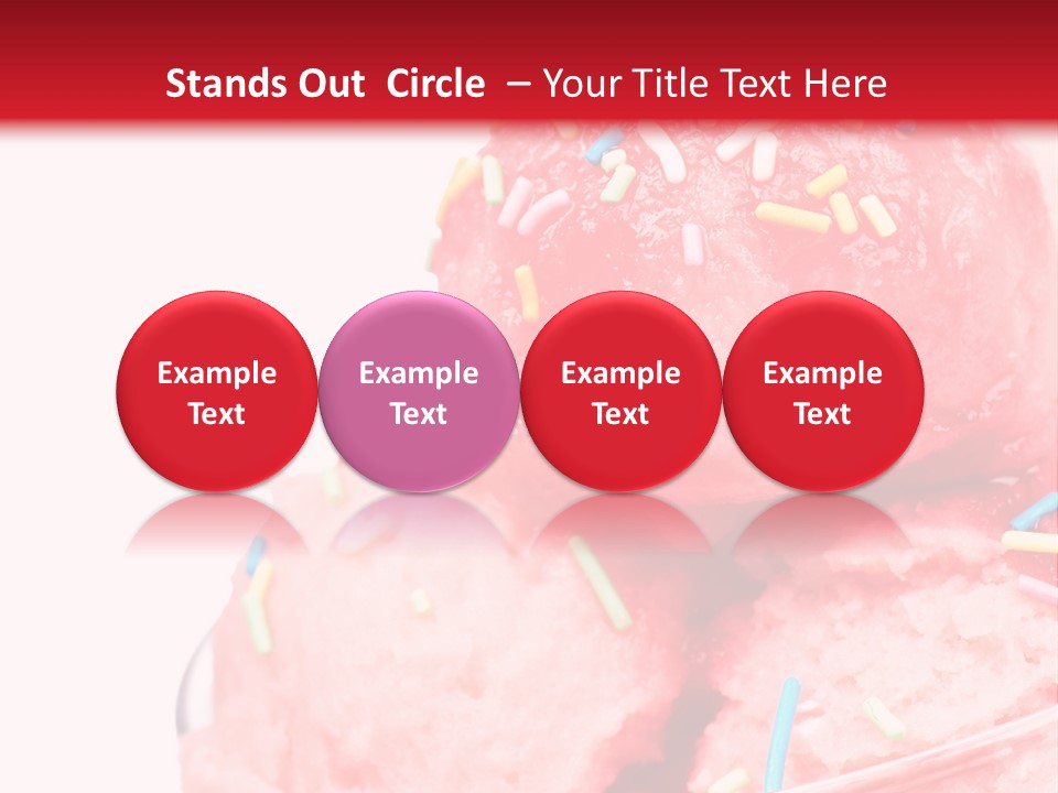 Cup Refreshing Cute PowerPoint Template