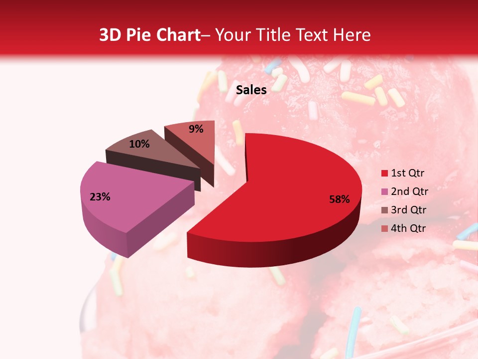Cup Refreshing Cute PowerPoint Template