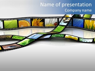 Movie Frame Camera PowerPoint Template