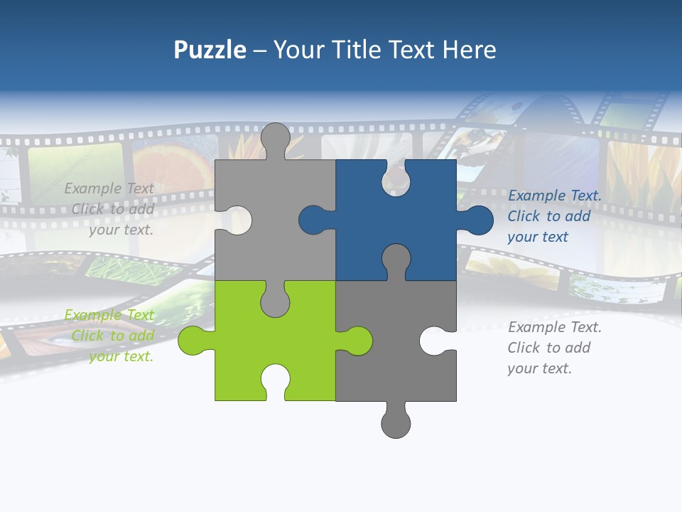 Movie Frame Camera PowerPoint Template