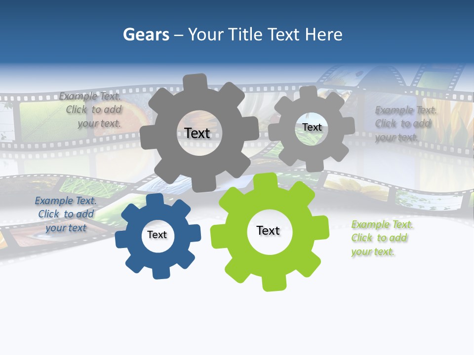 Movie Frame Camera PowerPoint Template