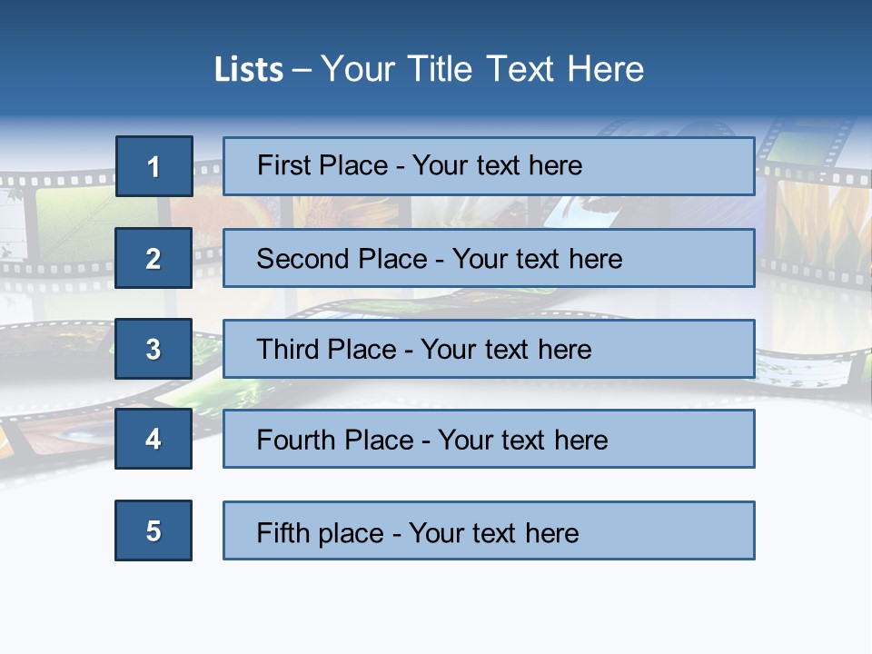 Movie Frame Camera PowerPoint Template
