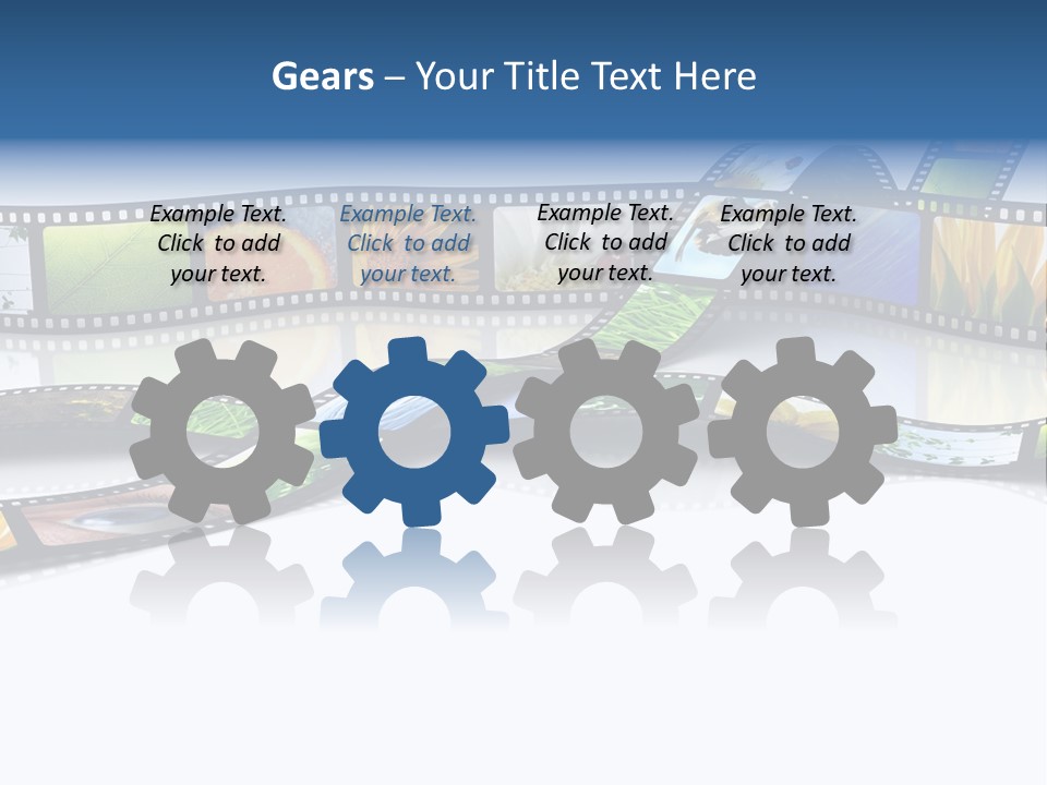 Movie Frame Camera PowerPoint Template