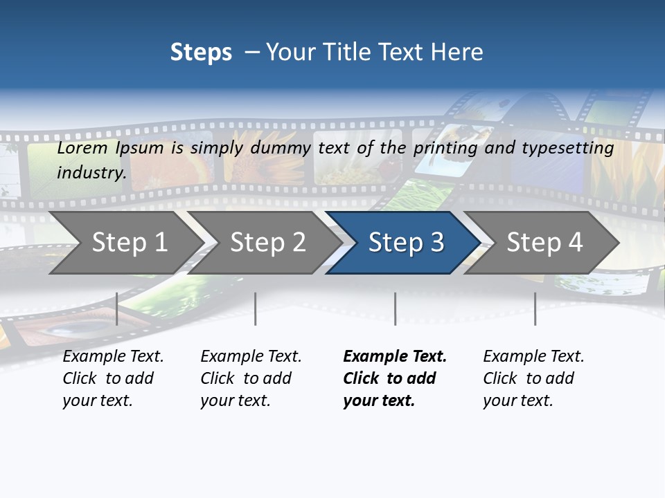 Movie Frame Camera PowerPoint Template