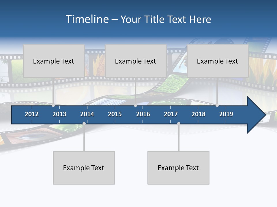 Movie Frame Camera PowerPoint Template