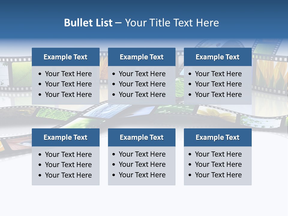 Movie Frame Camera PowerPoint Template