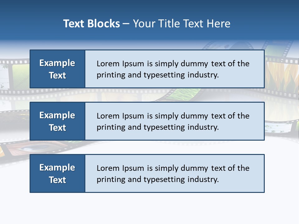 Movie Frame Camera PowerPoint Template