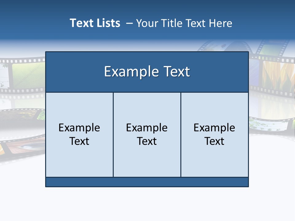 Movie Frame Camera PowerPoint Template