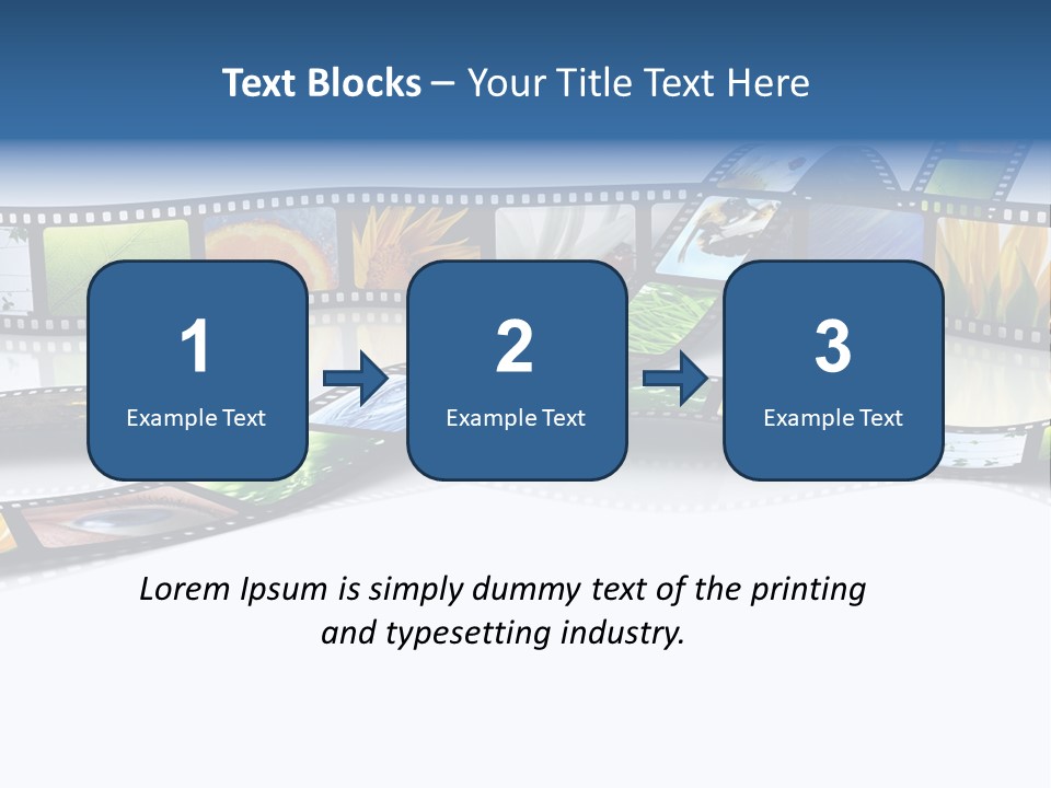 Movie Frame Camera PowerPoint Template