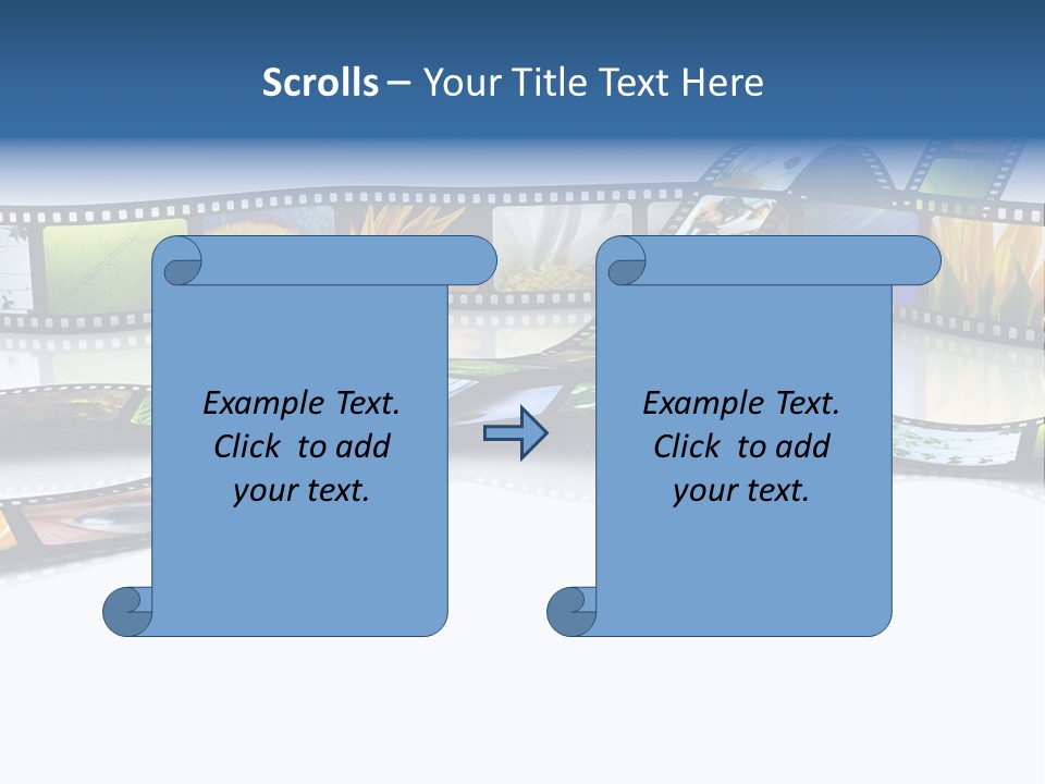 Movie Frame Camera PowerPoint Template