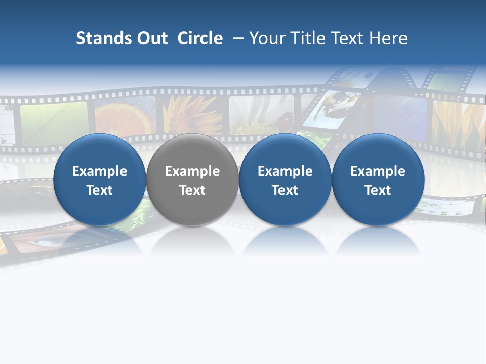 Movie Frame Camera PowerPoint Template