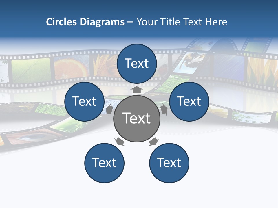 Movie Frame Camera PowerPoint Template