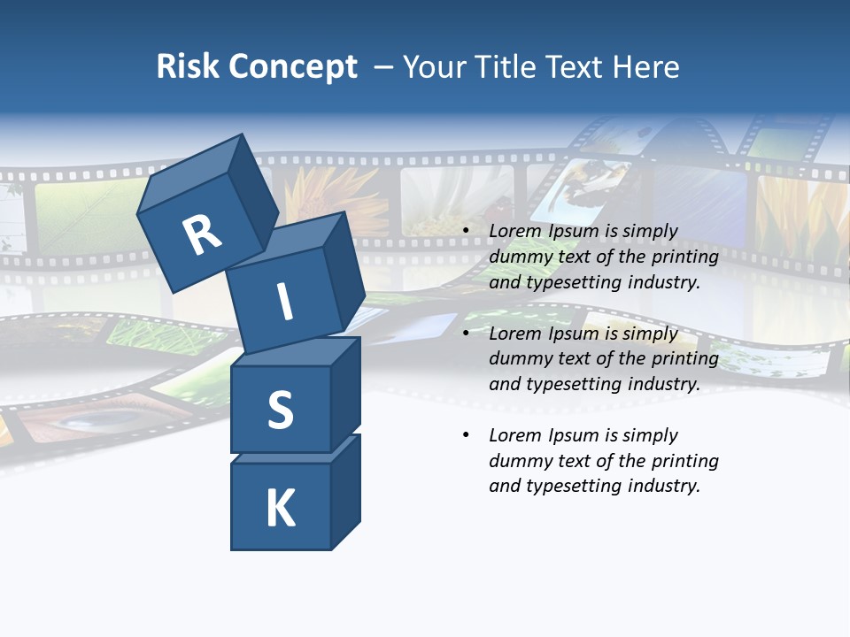 Movie Frame Camera PowerPoint Template