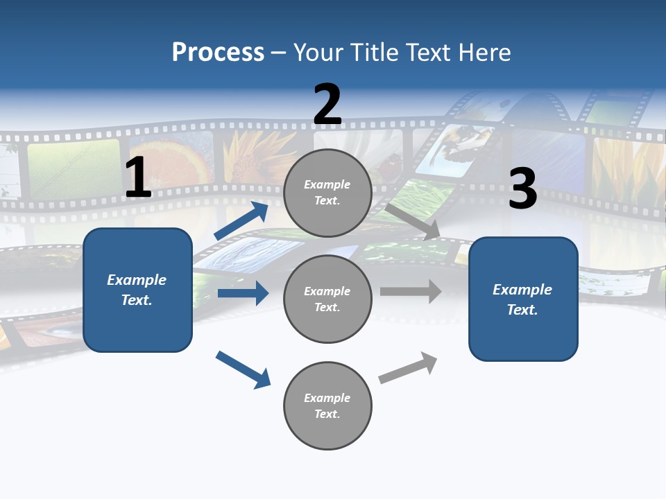 Movie Frame Camera PowerPoint Template