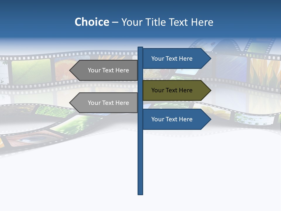 Movie Frame Camera PowerPoint Template