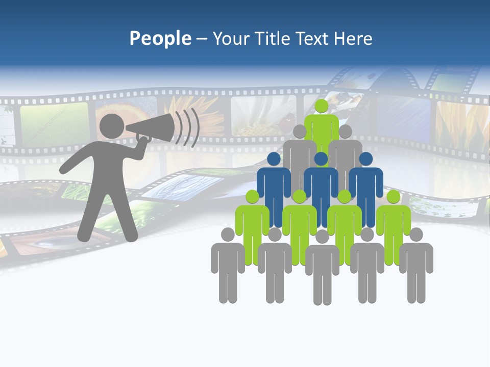 Movie Frame Camera PowerPoint Template