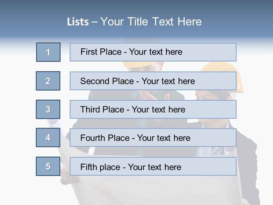 Working Urban Workplace PowerPoint Template
