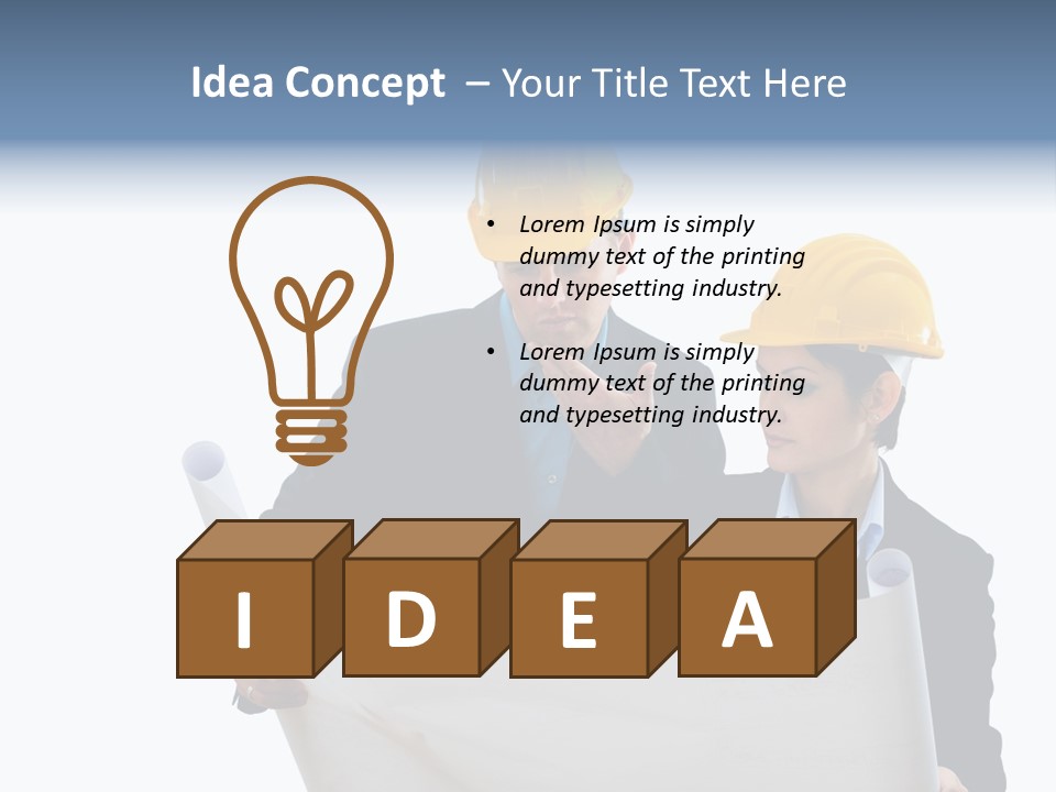 Working Urban Workplace PowerPoint Template