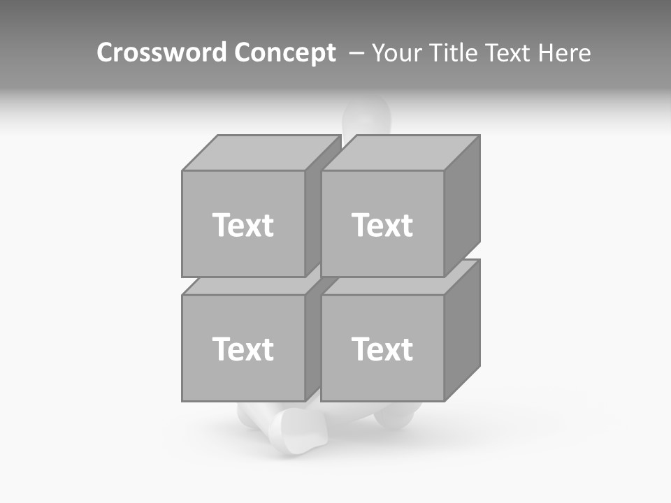 Reflection Heart Vector PowerPoint Template