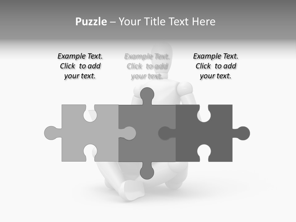 Reflection Heart Vector PowerPoint Template