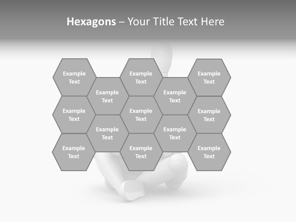 Reflection Heart Vector PowerPoint Template