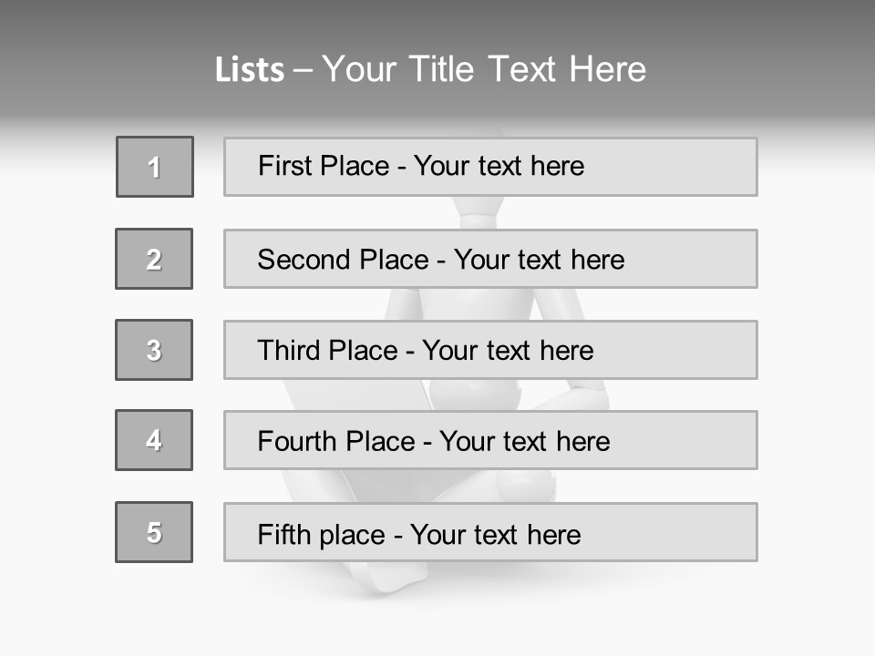 Reflection Heart Vector PowerPoint Template