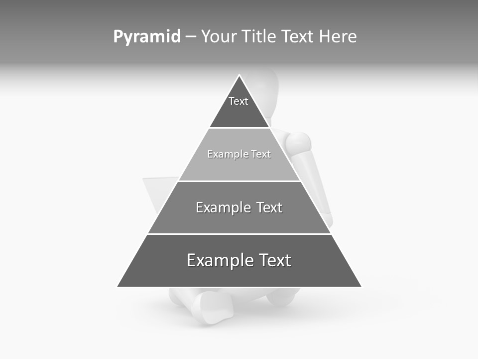 Reflection Heart Vector PowerPoint Template