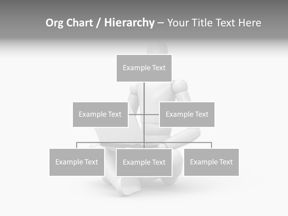 Reflection Heart Vector PowerPoint Template