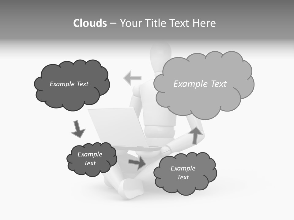 Reflection Heart Vector PowerPoint Template