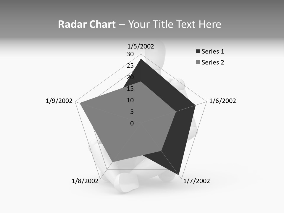 Reflection Heart Vector PowerPoint Template