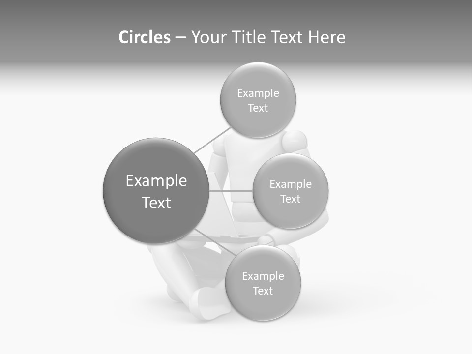 Reflection Heart Vector PowerPoint Template