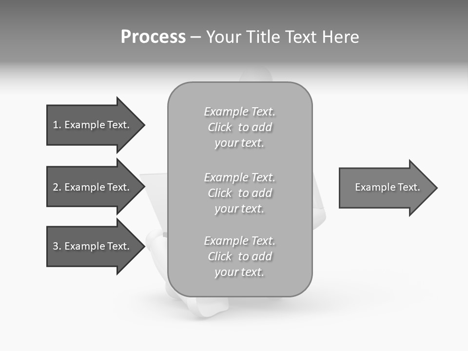 Reflection Heart Vector PowerPoint Template