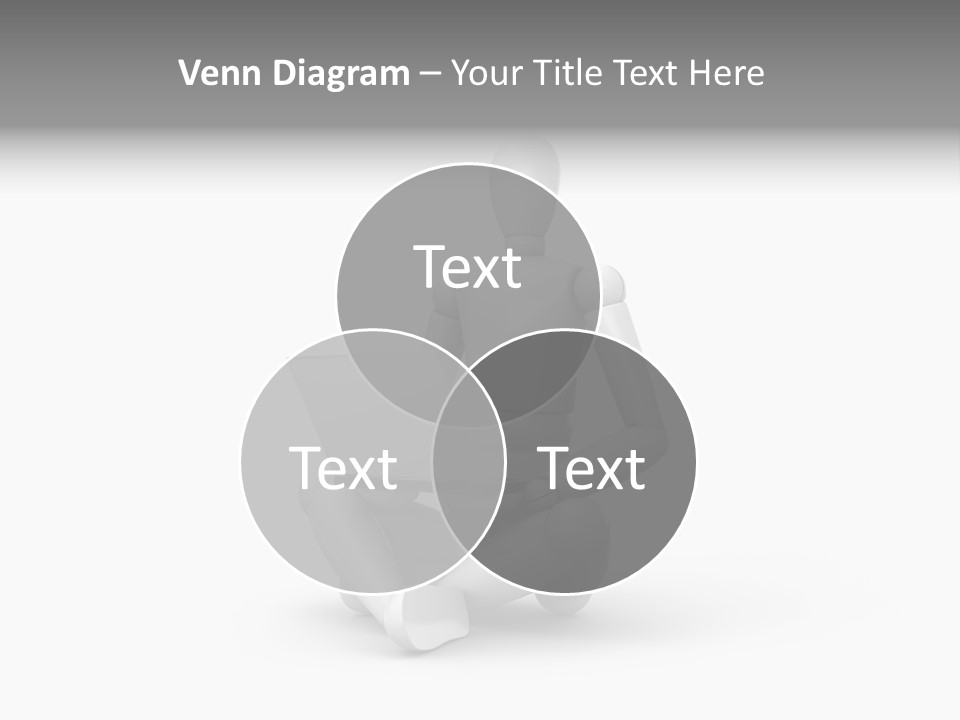 Reflection Heart Vector PowerPoint Template