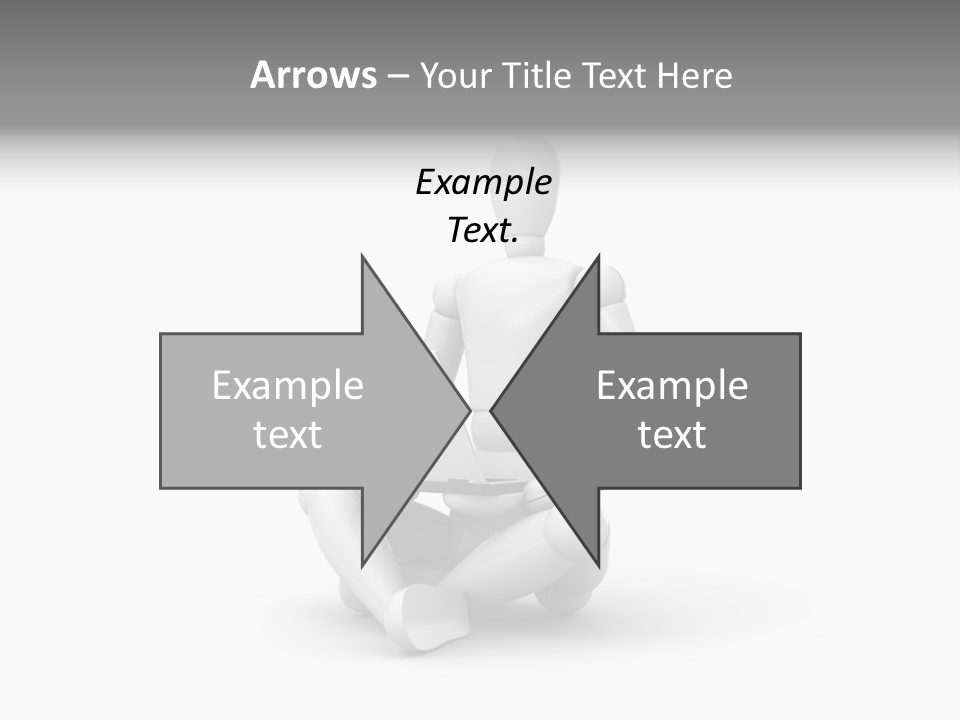 Reflection Heart Vector PowerPoint Template