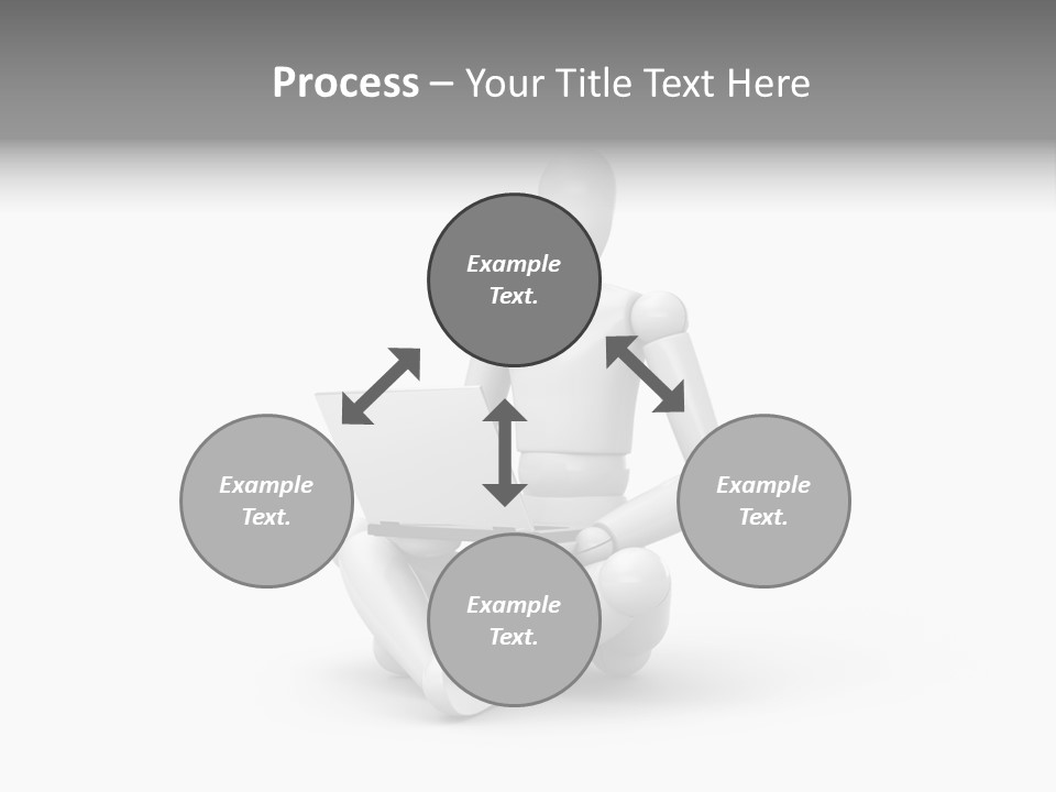Reflection Heart Vector PowerPoint Template